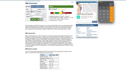 My Midlife Crisis - My BMI and Plans