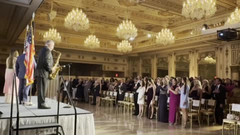 Patriot Joe Pags Plays the National Anthem at Mar-A-Lago | Joe Pags