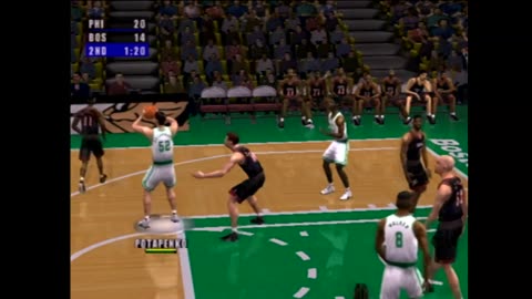 NBA Live 2001 (Ps2) Philadelphia 76ers vs Boston Celtics Part2