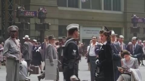 Old Penn Station New York 1950s