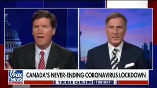 Tucker Carlson Maxime Bernier arrested for attending the freedom convoy