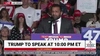 🔥 Kash Patel on Fire 🔥 at Trump Rally in Las Vegas, NV - 9/13/24