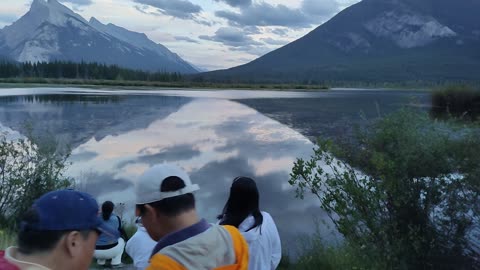 Vermillion Lake Banff Alberta Canada - Golden Hour Beauty