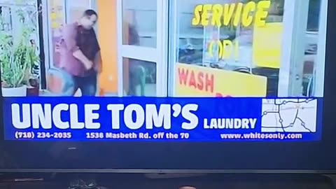 Democrat Racist laundromat commercial