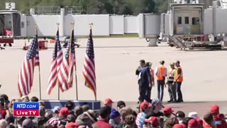 Trump Force One Flyover WI