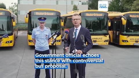 The Hungarian government is bussing illegal immigrants to Brussels