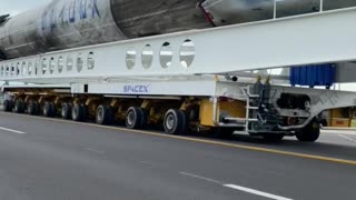 Hauling a Rocket on the Road