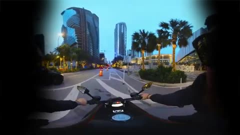 The joy of riding a motorcycle with VR