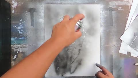 How to draw Johny Depp- by Spray Art Eden