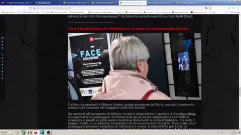 NOTIZIE DAL MONDO Italia sempre più come la Cina- IA & Riconoscimento Biometrico OVUNQUE l'aeroporto di Milano Linate diventa un aeroporto full-biometric..col face-boarding è possibile l'imbarco mostrando il volto alla scansione biometrica