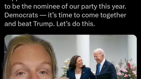 Ship Wreak about Biden endorsing Kamala.