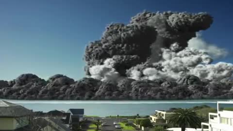 White Island volcano erupted on December 9, 2019 in New Zealand