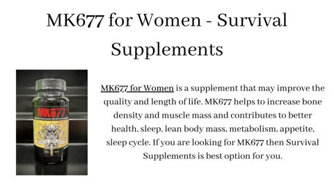 MK677 for Women