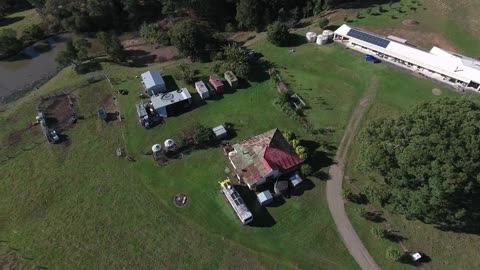 59- Drone View of House Yards and Sheds 7. 8. 22