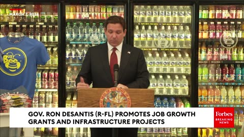 JUST IN: DeSantis Touts Economic Record, Promotes New Job Growth Grants And Infrastructure Projects