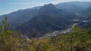 Climbing out of the Urique canyon area