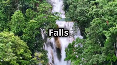 Discover the Hidden Gems of Kuang Si Falls! #travel #history #explore