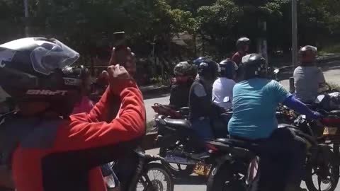 Motociclistas de Piedecuesta realizaron manifestación