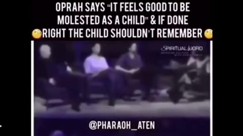 Oprah Winfrey says 7 year old boys like being abused