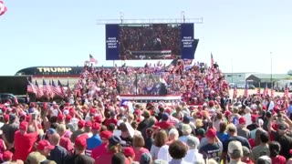 President Trump s Grandchildren, Luke and Carolina, Join President Trump on Stage in North Carolina