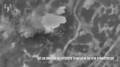 Israeli fighter jets struck a Hezbollah rocket launcher and other infrastructure in