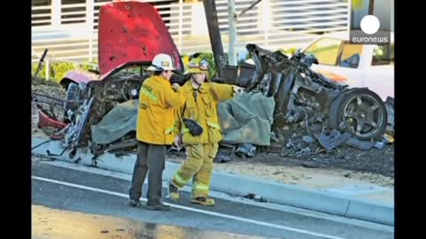 Moment of Paul Walker car crash caught on nearby security cam