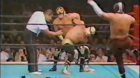 (1981.08.21) Tiger Mask & El Solitario vs Brazo de Plata & Brazo de Oro - NJPW