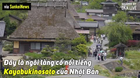 Unique fighting system in the ancient village Kayabukinosato, Kyoto (Japan)