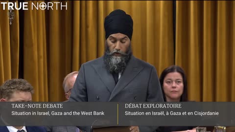 Jagmeet Singh claims that Israel is sowing the "seeds of genocide" in Gaza