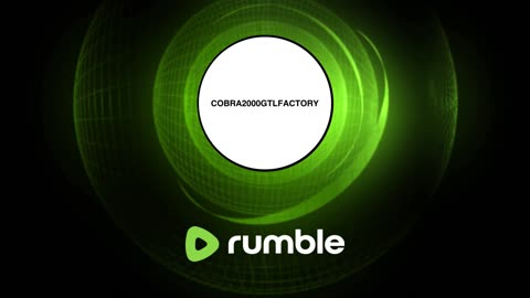 COBRA2000GTLFACTORY LIVE STREAM FRIDAY 9 / 12 / 24