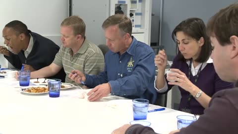 Food making process for astronauts