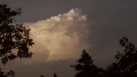 LIGHTNING STRIKES IN MOUNTAIN