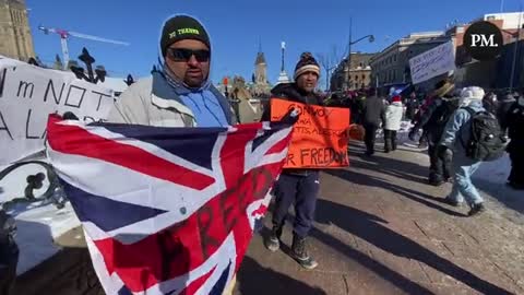 An Indian freedom protestor slams Trudeau: “He should face us if he’s a man.”