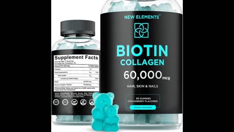 Sponsored Ad - Biotin Collagen Keratin Supplement – Hair Growth for Men & Women – Hair Skin and...