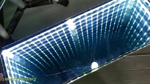 How to make INFINITY MIRROR for home decoration