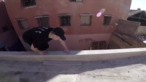 Morocco Rooftop Parkour Escape POV