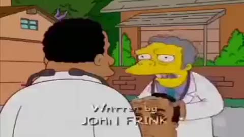 Forced Jabbing Seen In The Simpsons