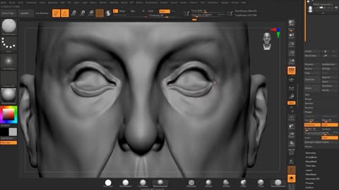 Zbrush fine to pore portrait 6