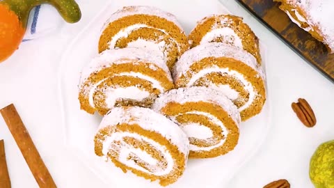 Pumpkin roll recipe