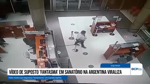 Vídeo de suposto 'fantasma' em sanatório na Argentina viraliza