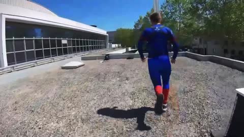 Captain America Parkour Training for Avengers Endgame - Real Life (GoPro)