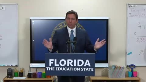 DeSantis Rejects Woke Book: We want Education not Indoctrination