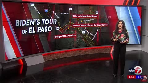 Reporter criticizes Biden for not heading to downtown El Paso