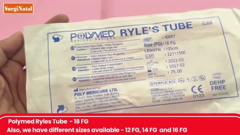 Buy Polymed Ryles Tube - Surginatal