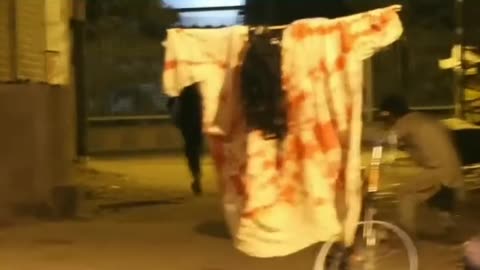 Real ghost prank in public place in india...#publicreaction