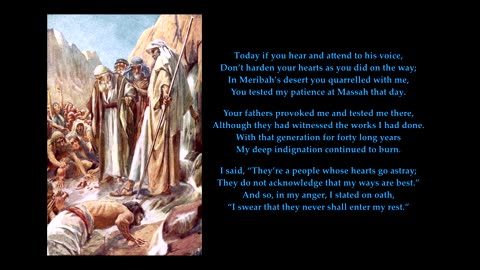 Psalm 95 "O come, let us joyfully sing to the LORD" Tune: St Denio. Sing Psalms