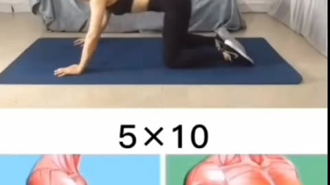 Breast exercise for tightening