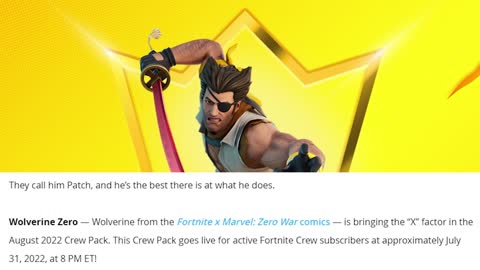 NEW Wolverine Zero Outfit in Fortnite!