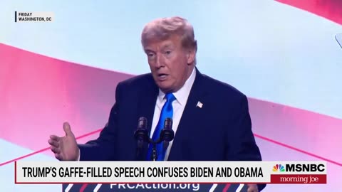 Trump confuses Obama and Biden in speech, warns Biden will lead U.S. into 'World War II'