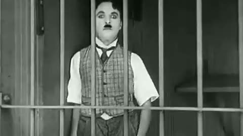 Charlie chaplin...Funny The Lion's cage